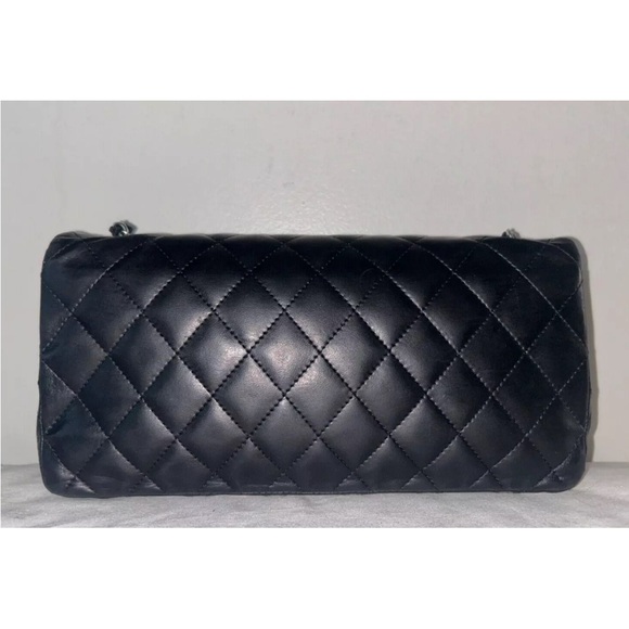 🌟SOLD🌟CHANEL Classic CC East West Quilted Lambskin Shoulder Bag Black - Picture 6 of 14